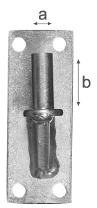 Plate Mounted Gudgeon