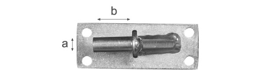 Plate Mounted Gudgeon